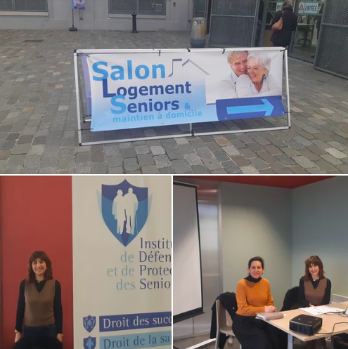 L'institut de Défense et de Protection des Seniors au salon du logement des seniors et du maintien à domicile le 11 et 12 février