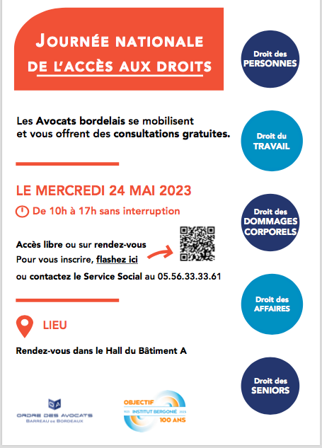LE 24 MAI JOURNÉE DE L'ACCES AU DROIT 