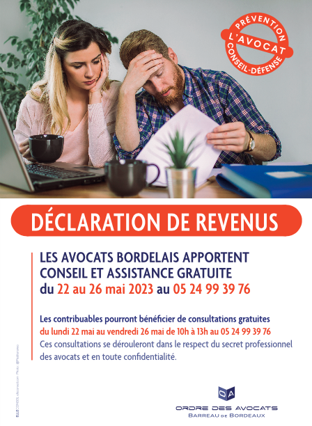 DECLARATION DE REVENUS - CONSULTATIONS GRATUITES 