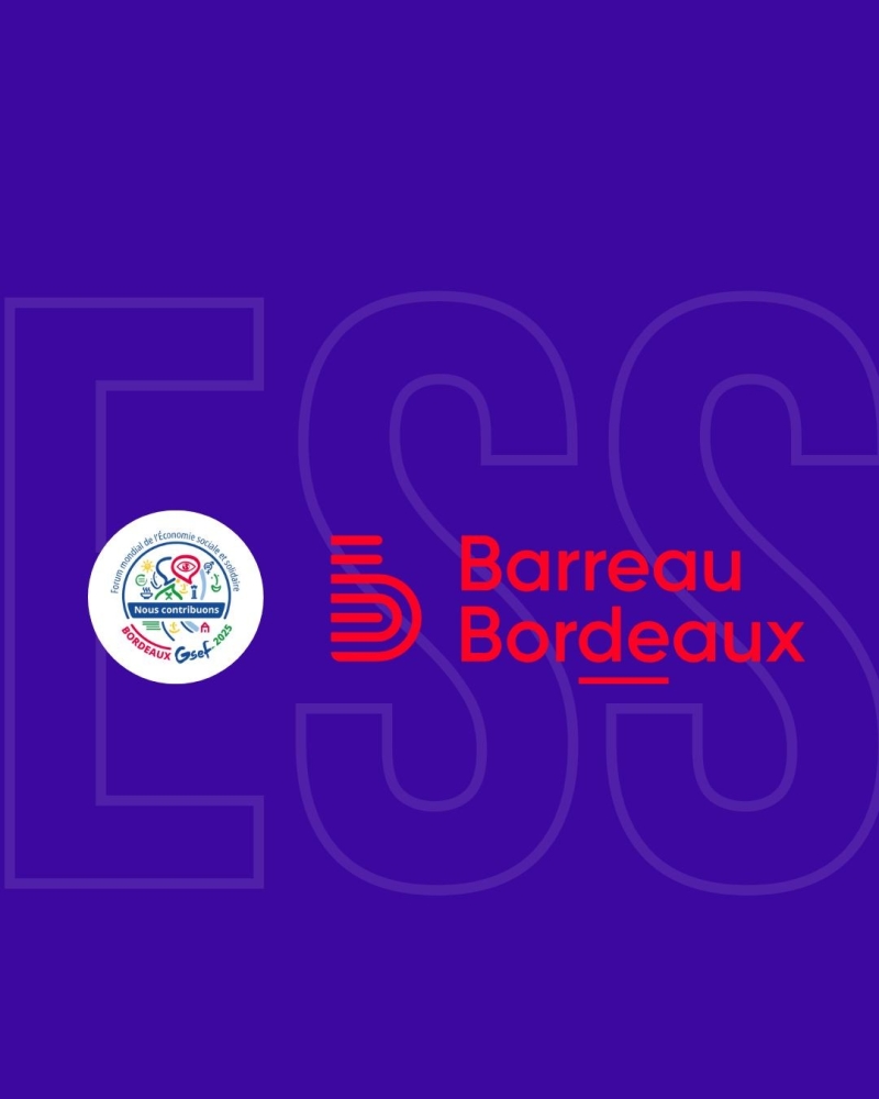 Le Barreau de Bordeaux s’engage dans l’Économie Sociale et Solidaire