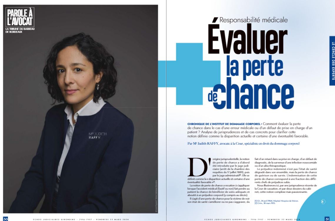 Dans les échos judiciaires du 22 mars 2024 